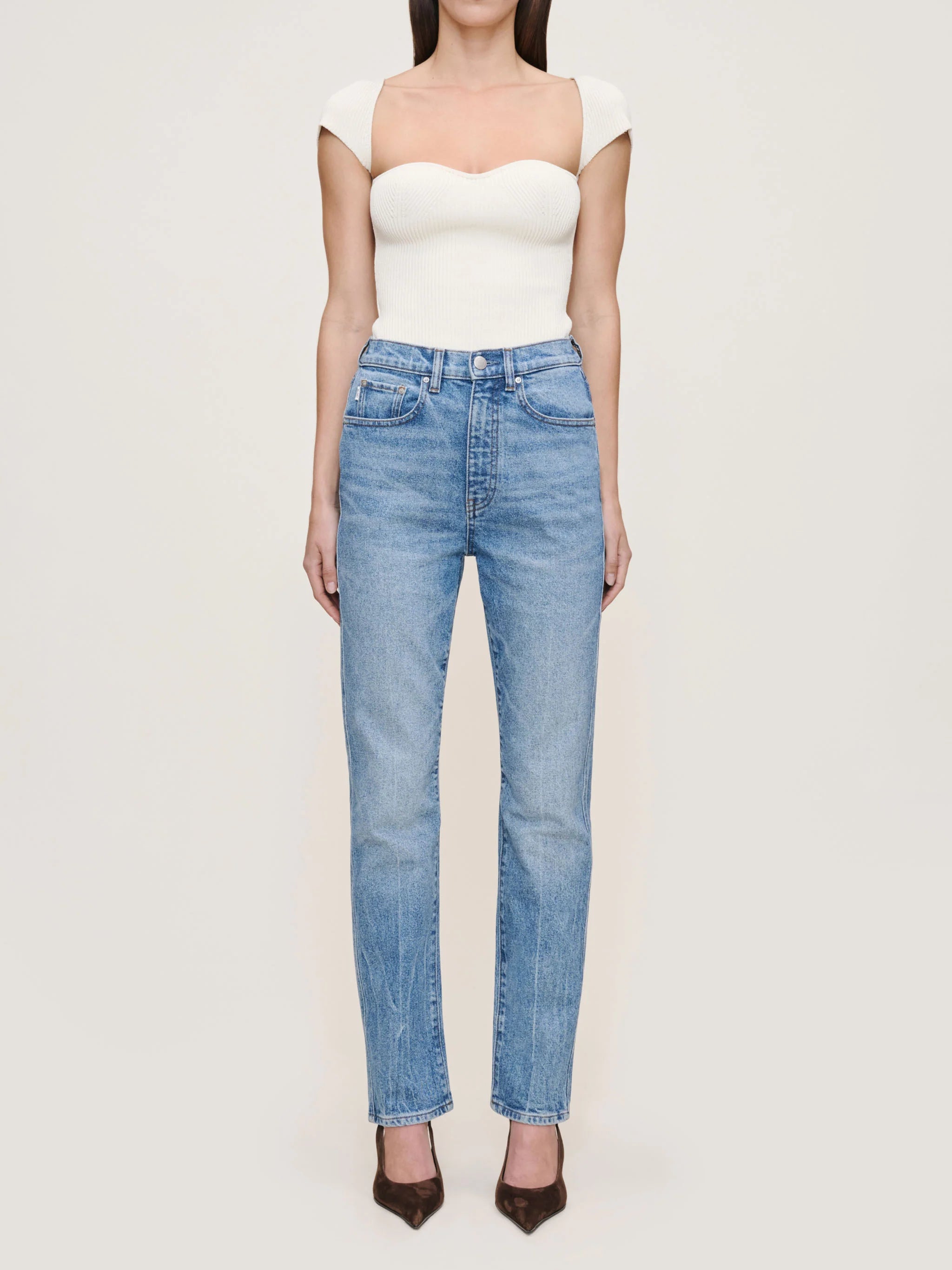 Kristy Cigarette High Rise Jeans