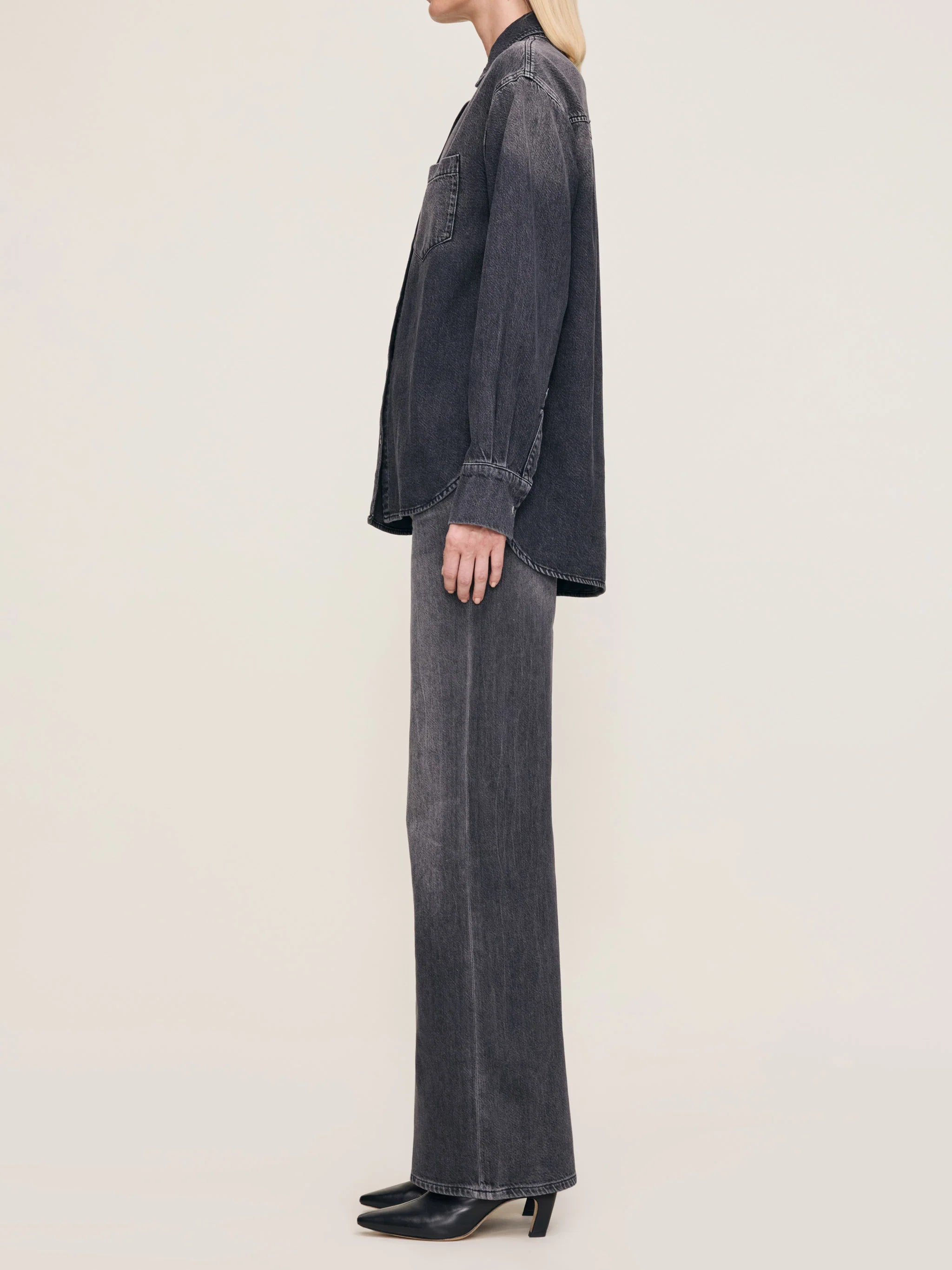 Faye Oversized Denim Shirt