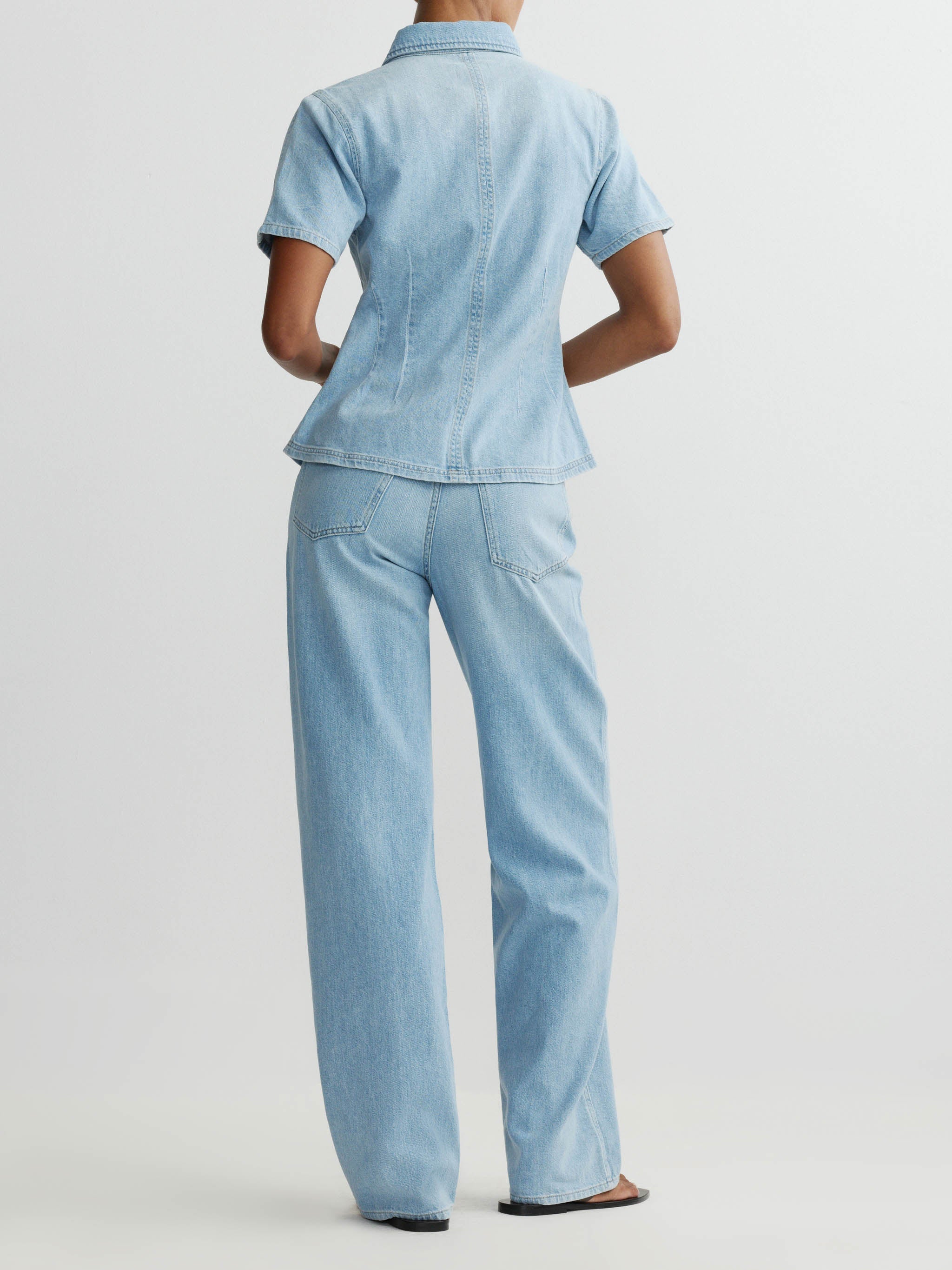DL1961 Joice Short Sleeve Denim Shirt