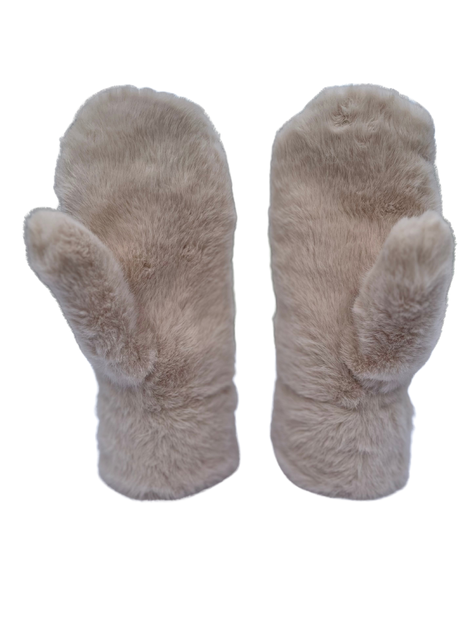 Faux Fur Mittens