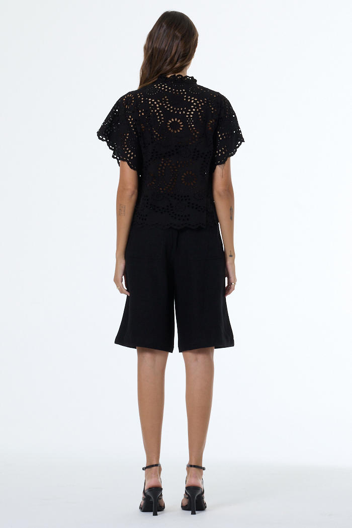 YFB Terrance Long Bermuda Short - Black