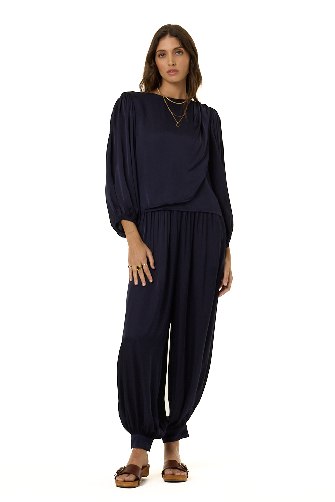 YFB Cedar Draped Top - Midnight