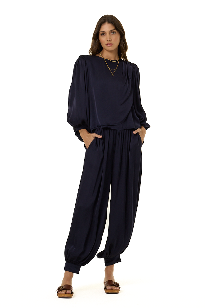 YFB Cedar Draped Top - Midnight