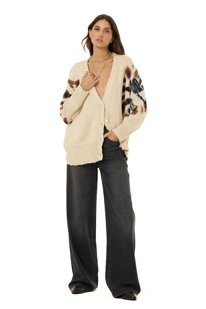 YFB Indie Cardigan - Mud Stellar Wash