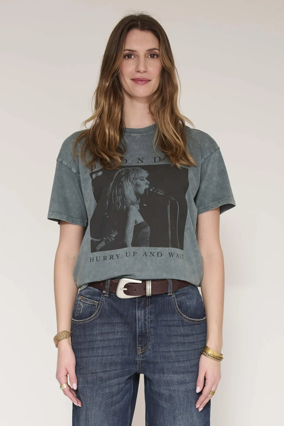MKT Studio Tomy Blondie Graphic T-Shirt - Jade
