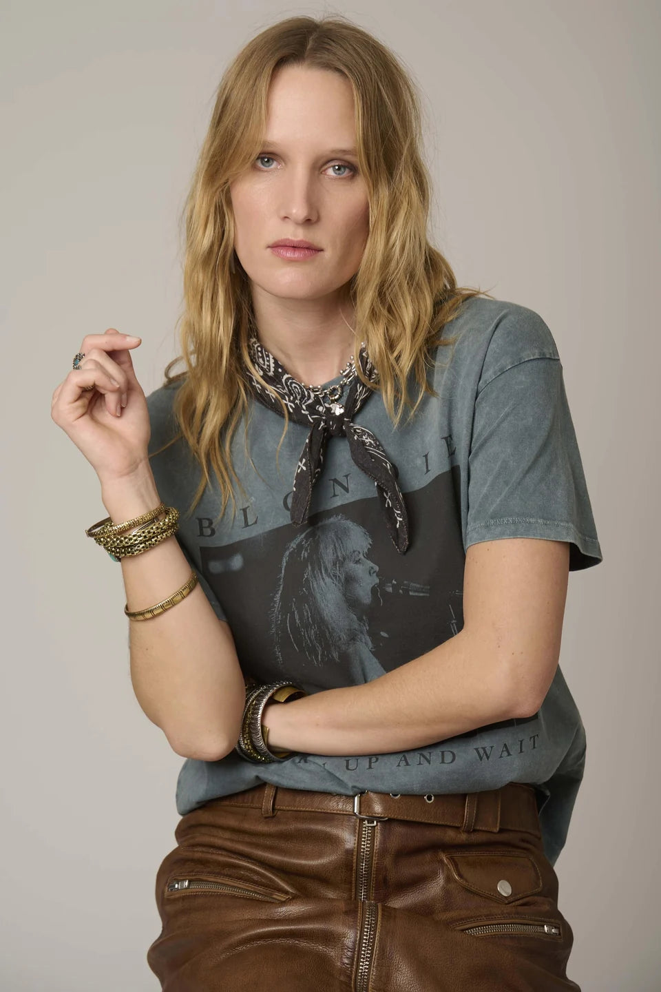 MKT Studio Tomy Blondie Graphic T-Shirt - Jade