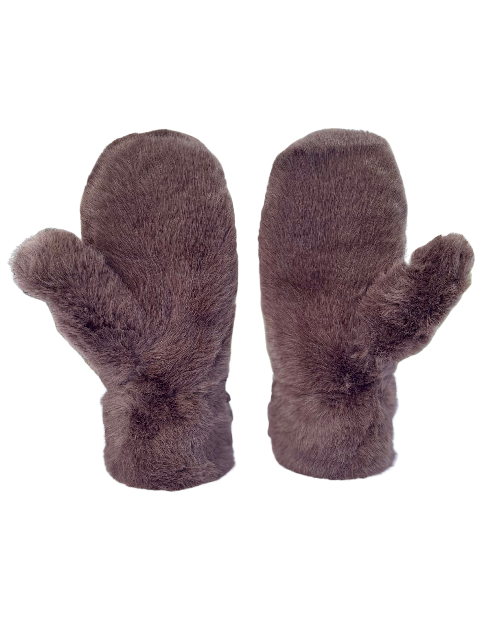 Faux Fur Mittens