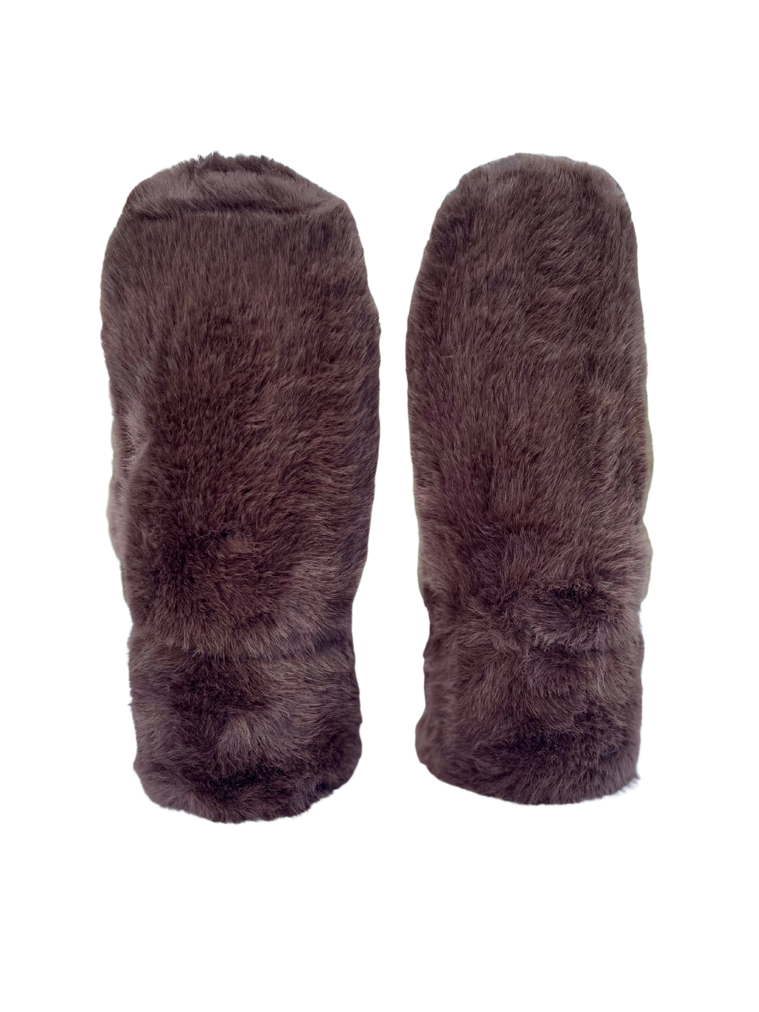 Faux Fur Mittens