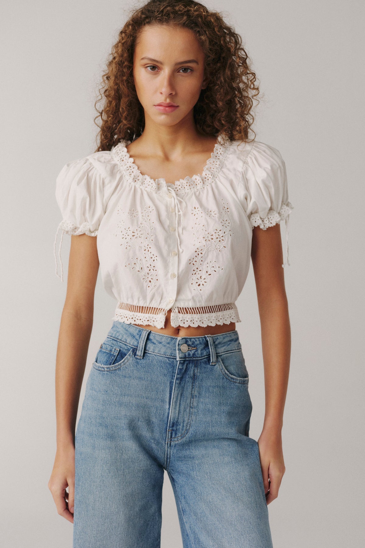 Warp+Weft NCE Wide Leg Crop - Sundown