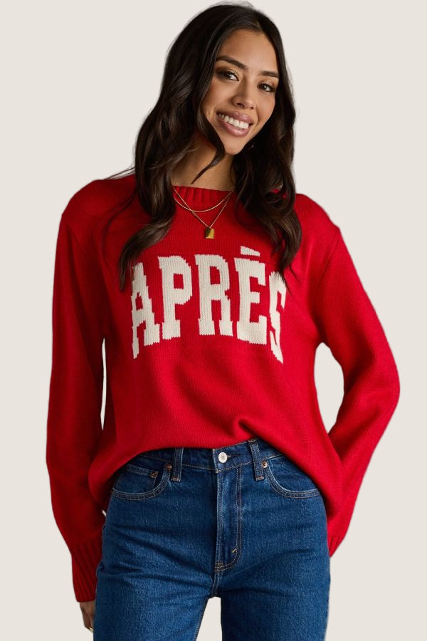 Apres Ski Sweater - Red