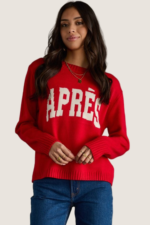 Apres Ski Sweater - Red