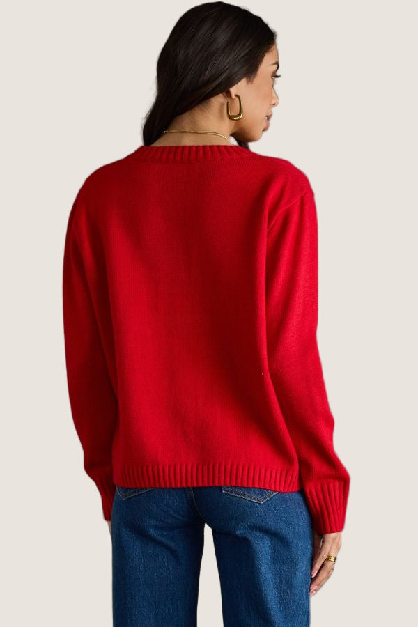 Apres Ski Sweater - Red