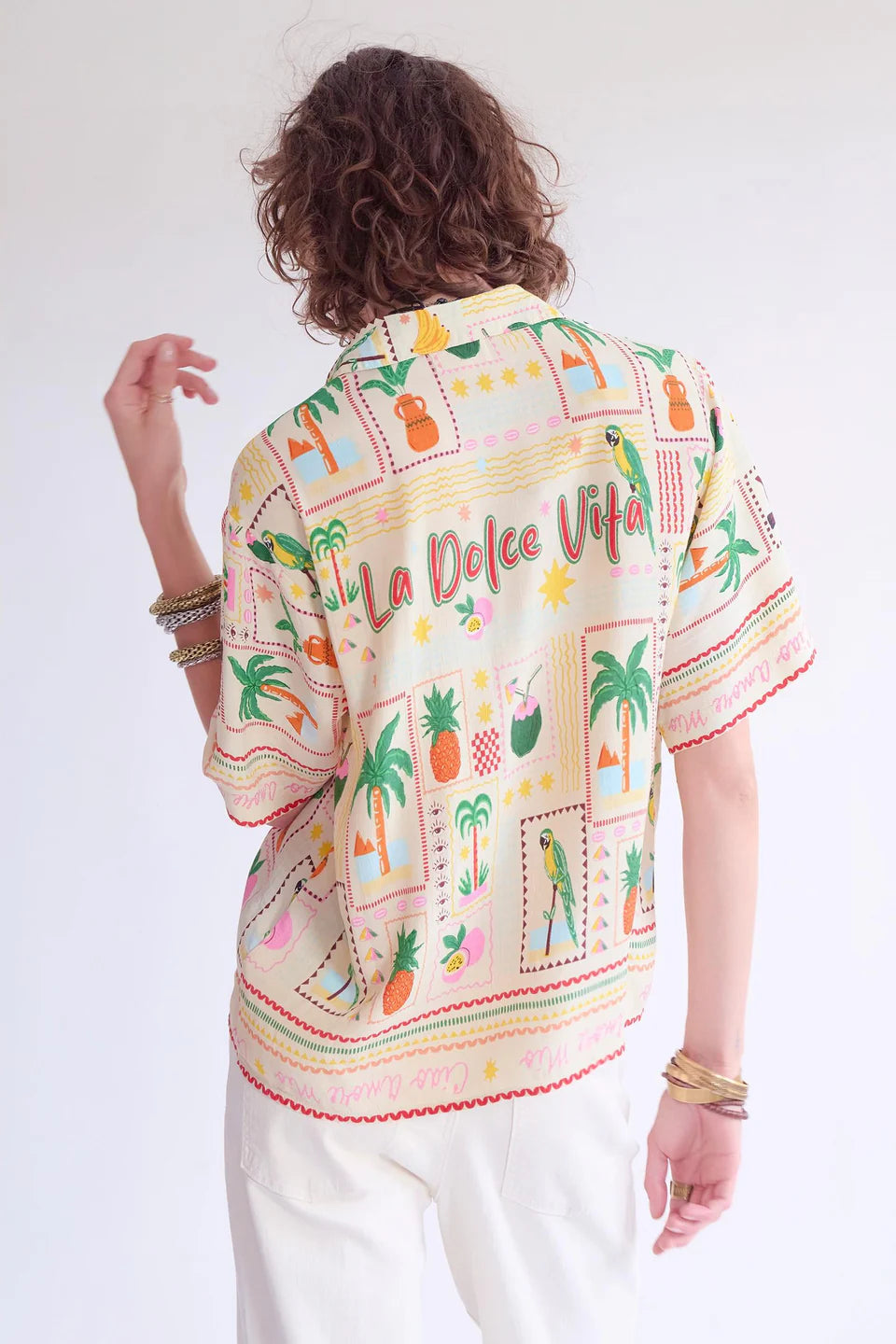 MKT Studio Calso Button Down Blouse