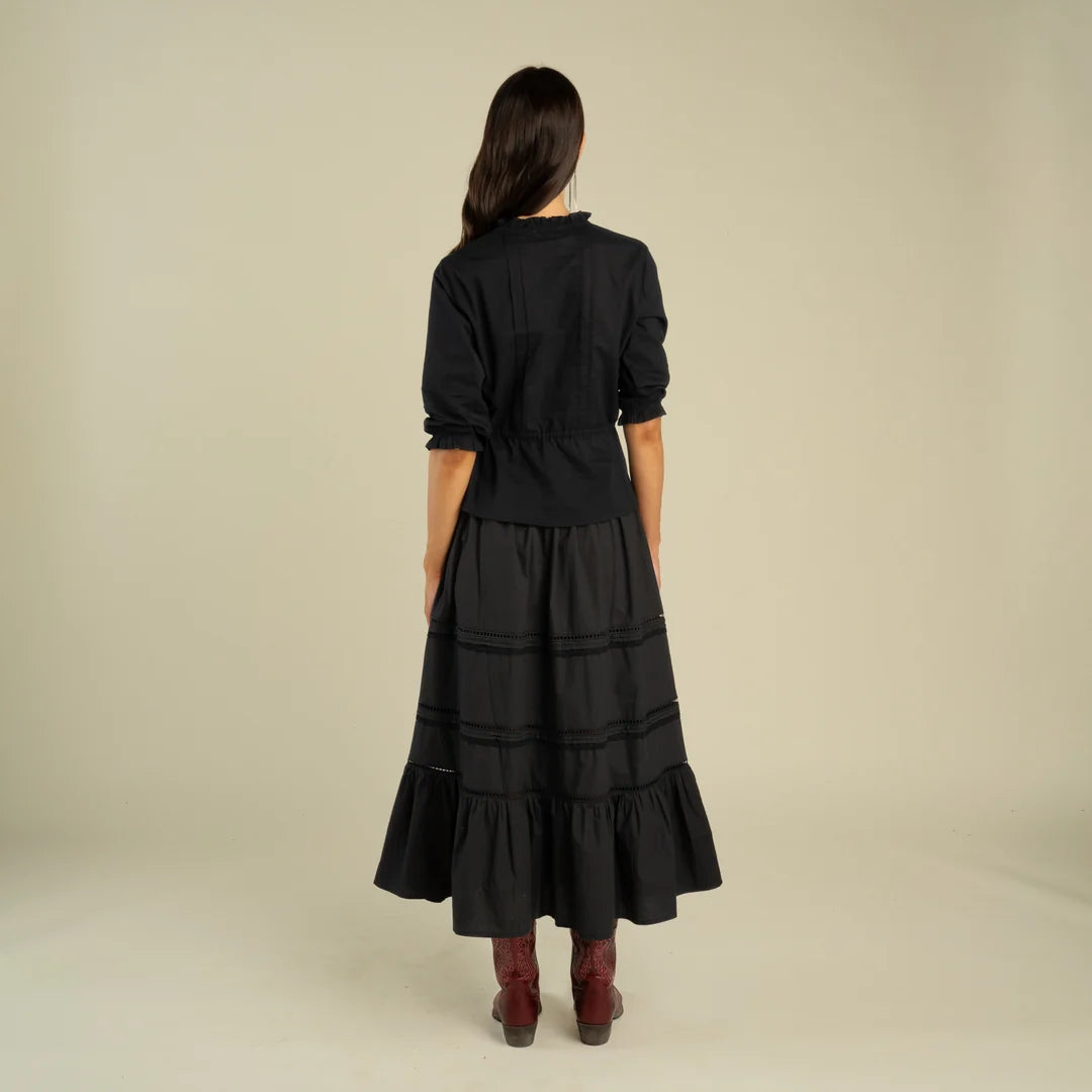 Sendero Prairie Skirt - Black