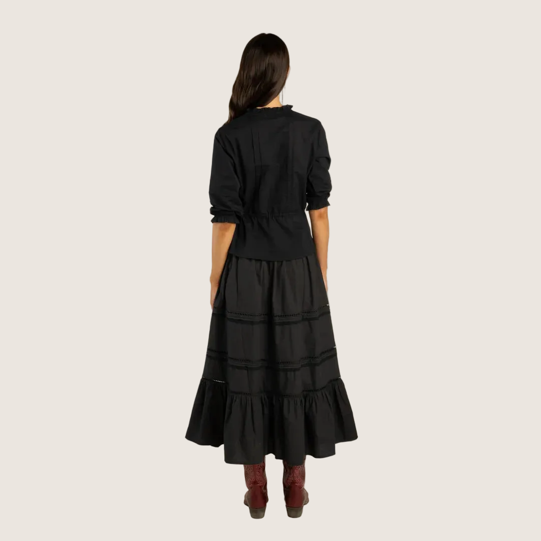 Sendero Prairie Skirt - Black