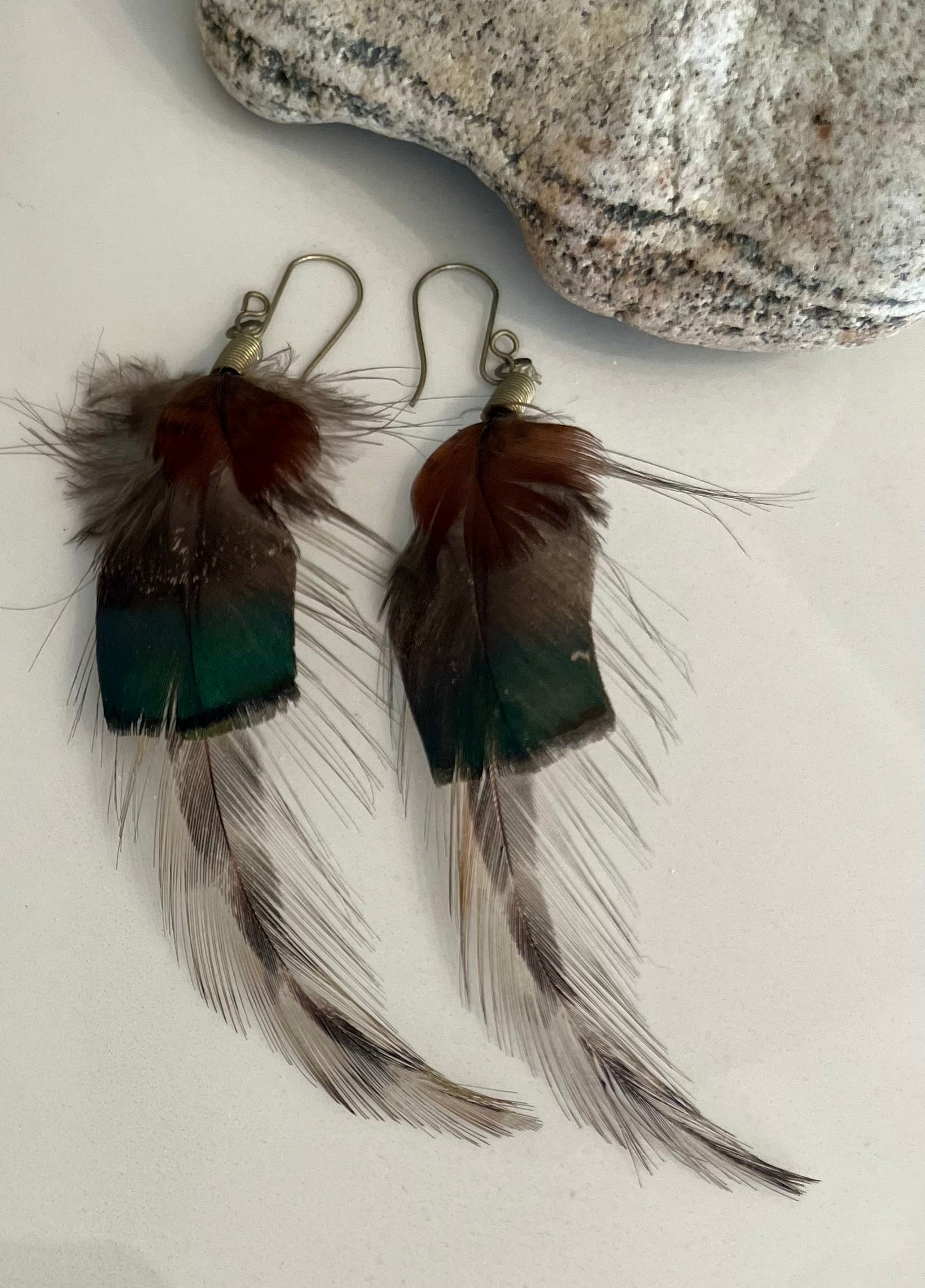 Oaxaca Feather Drop Earrings