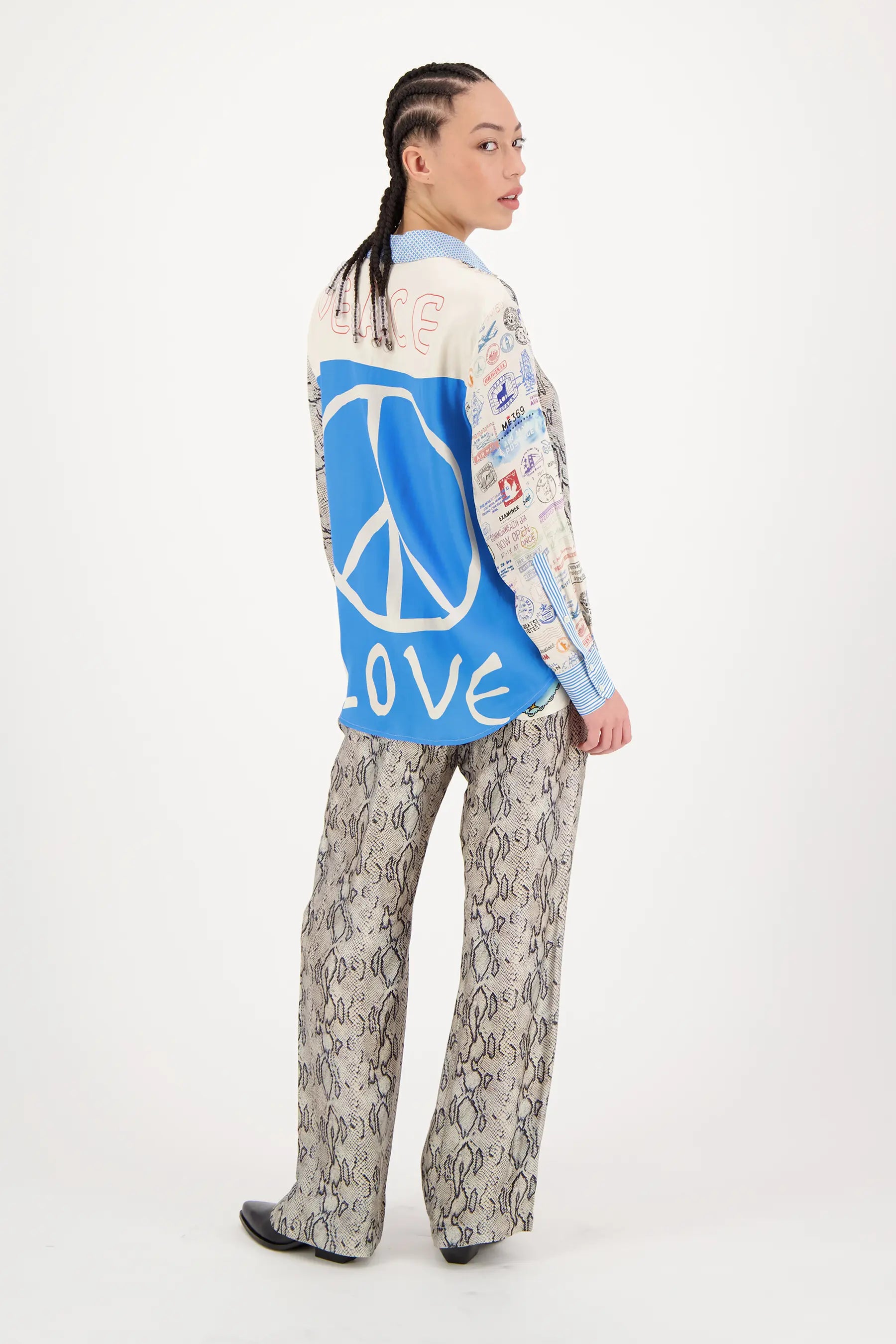 Isabel Snake Print Shirt
