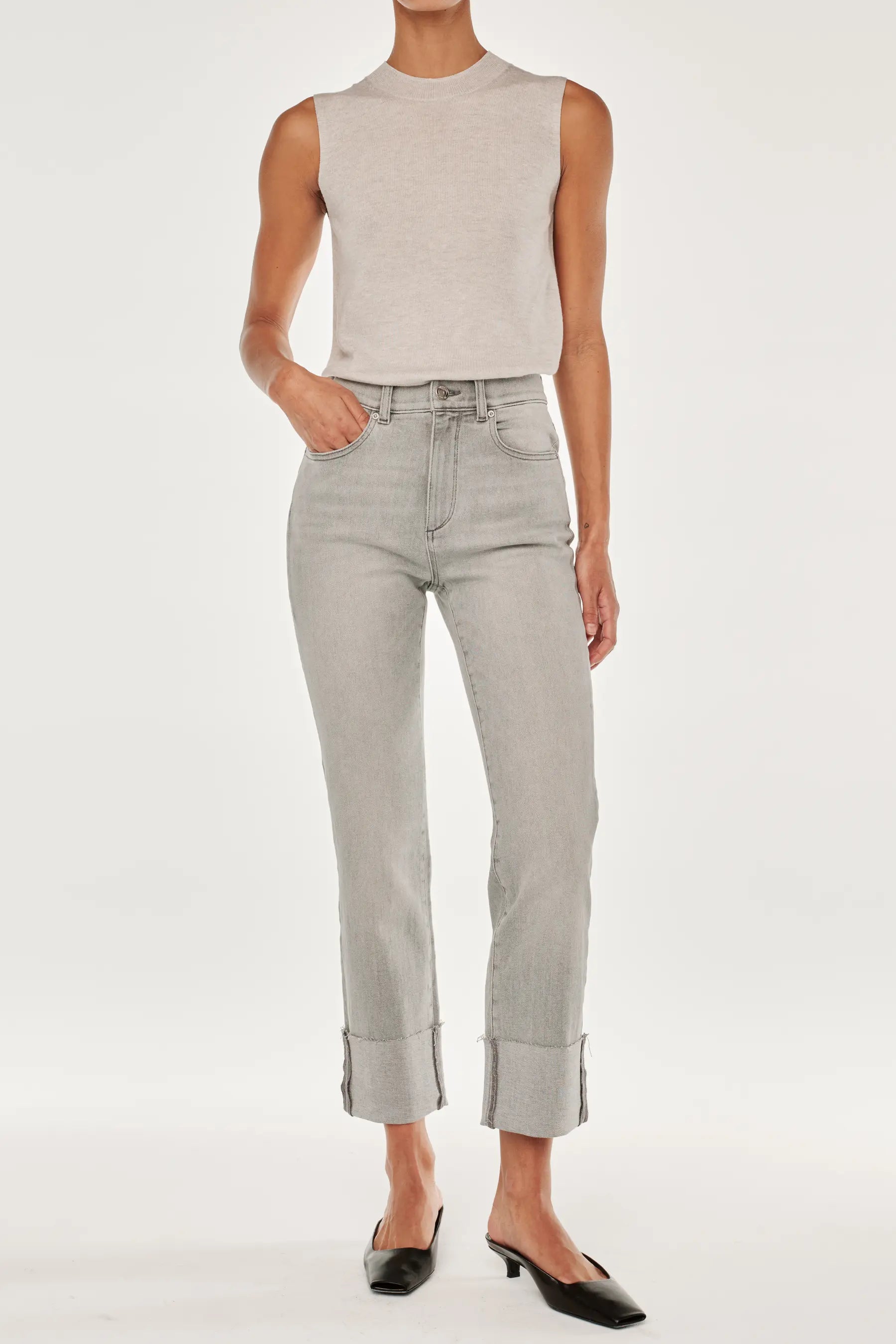 Patti Straight High Rise Ankle