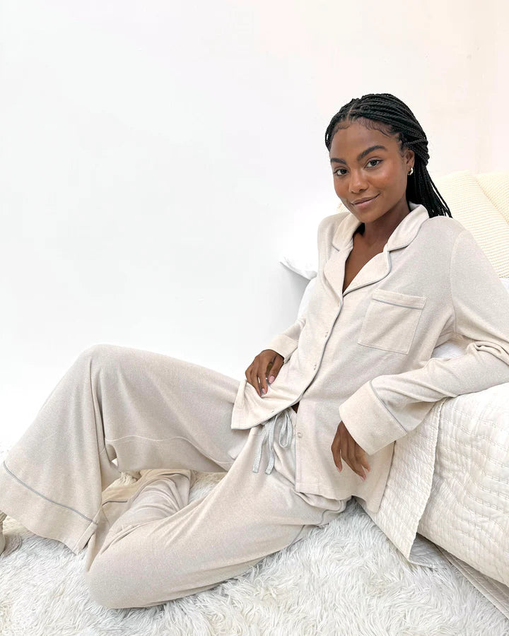 Pillowsoft Sleep Set - Oat Heather