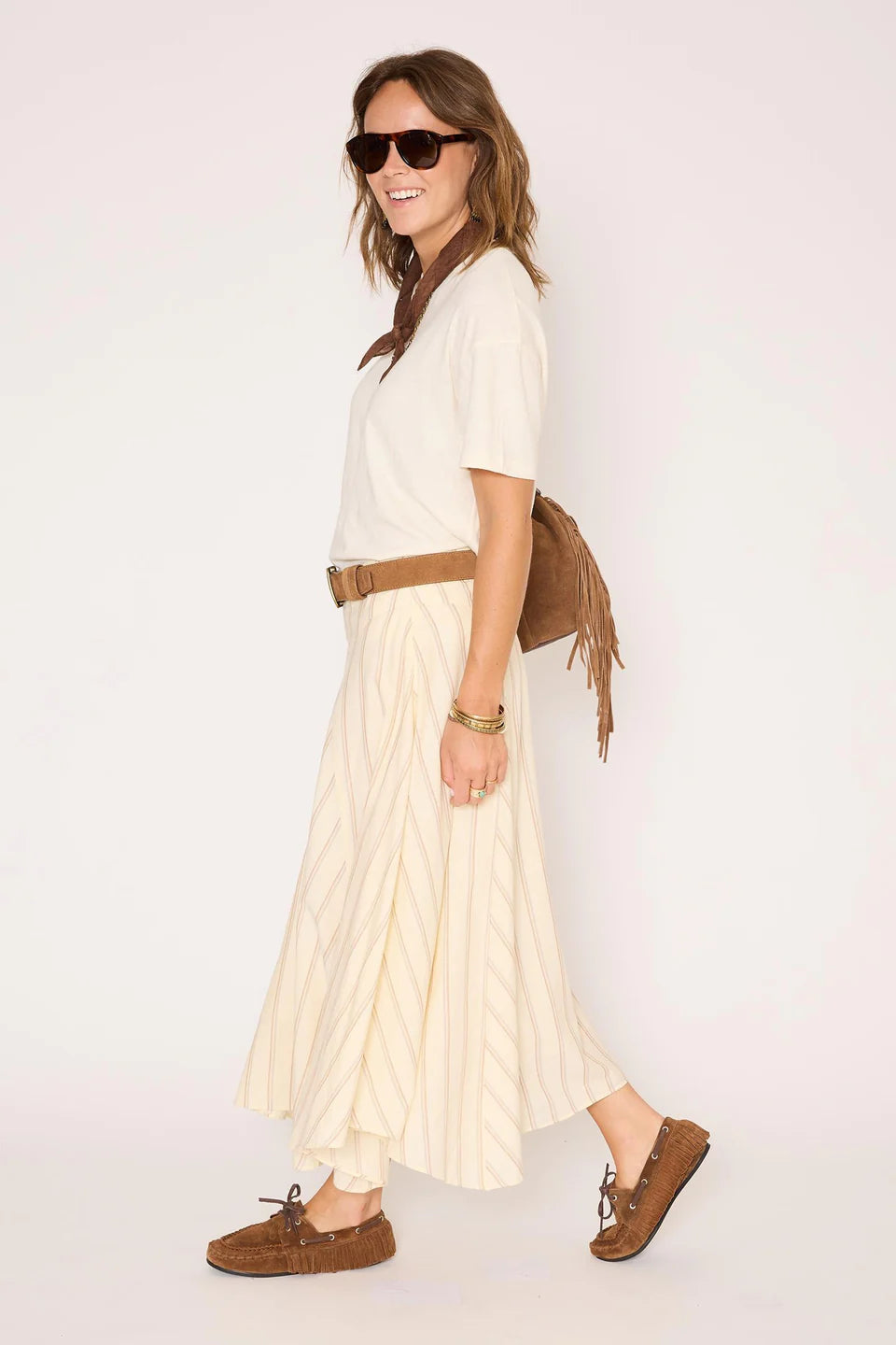 MKT Studio Jordana Cotton Midi Skirt