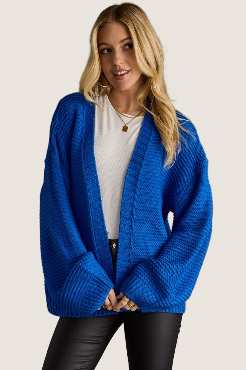 Ski Cardi - Blue