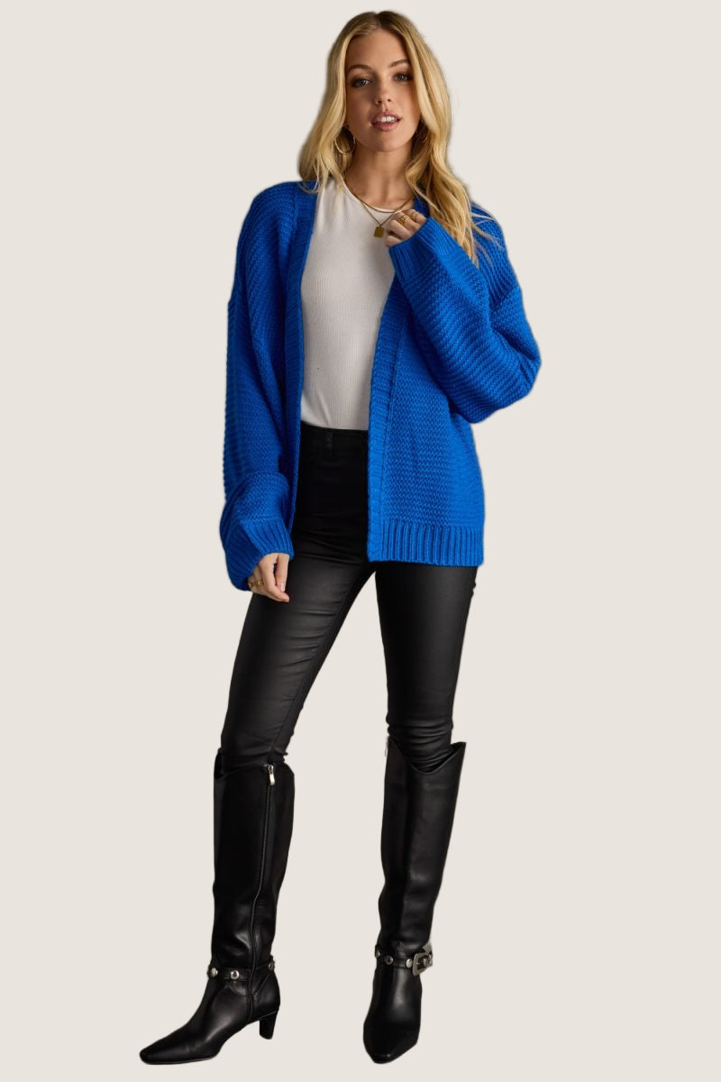 Ski Cardi - Blue