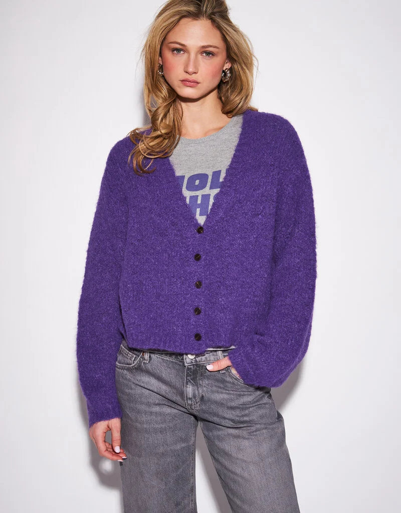 John + Jenn Angie Cardigan - Royal Iris