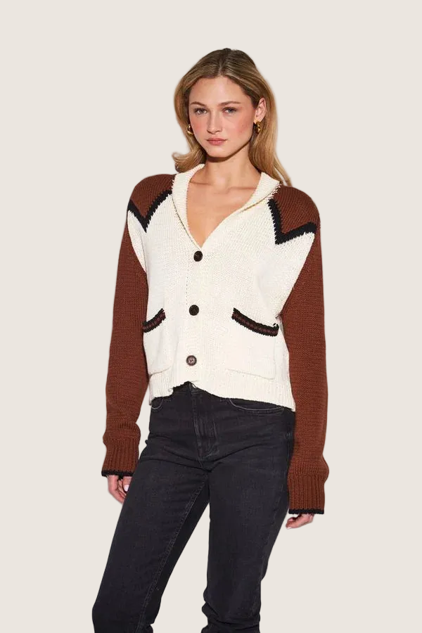 John + Jenn Collins Cardigan - Mahogany Cabin