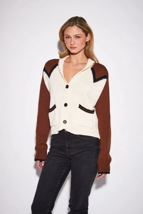John + Jenn Collins Cardigan - Mahogany Cabin
