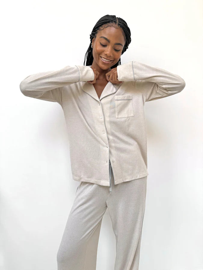 Pillowsoft Sleep Set - Oat Heather