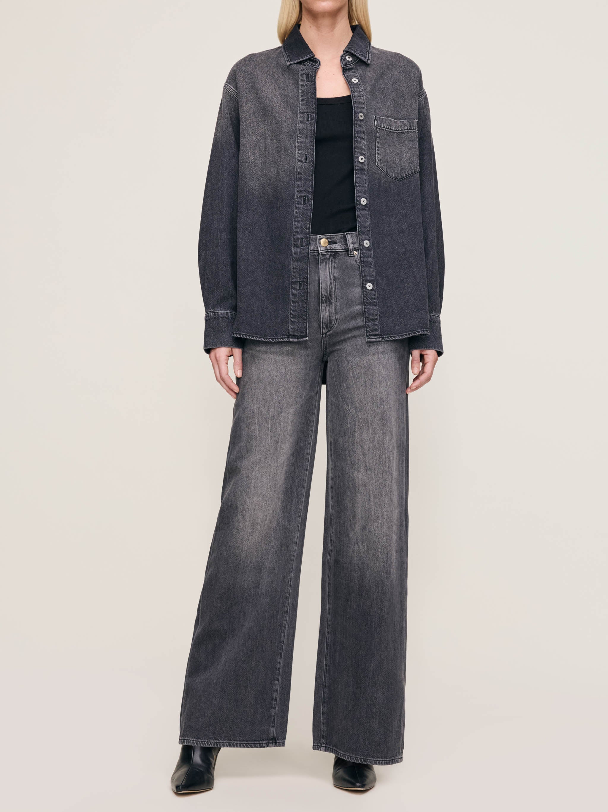Faye Oversized Denim Shirt