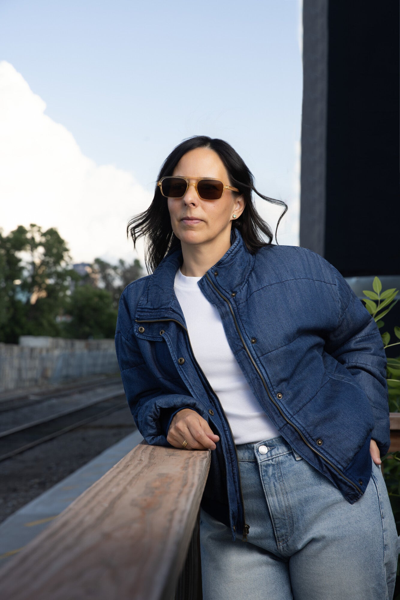 Pippa Denim Puffer