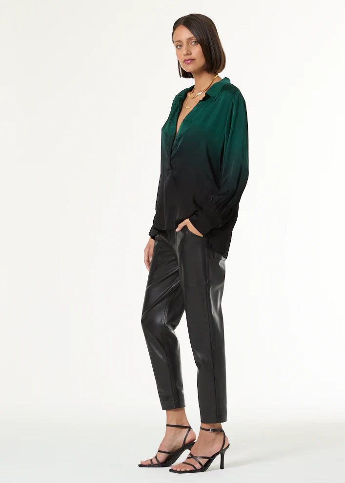 Rynn Blouse - Rainforest Black Ombre