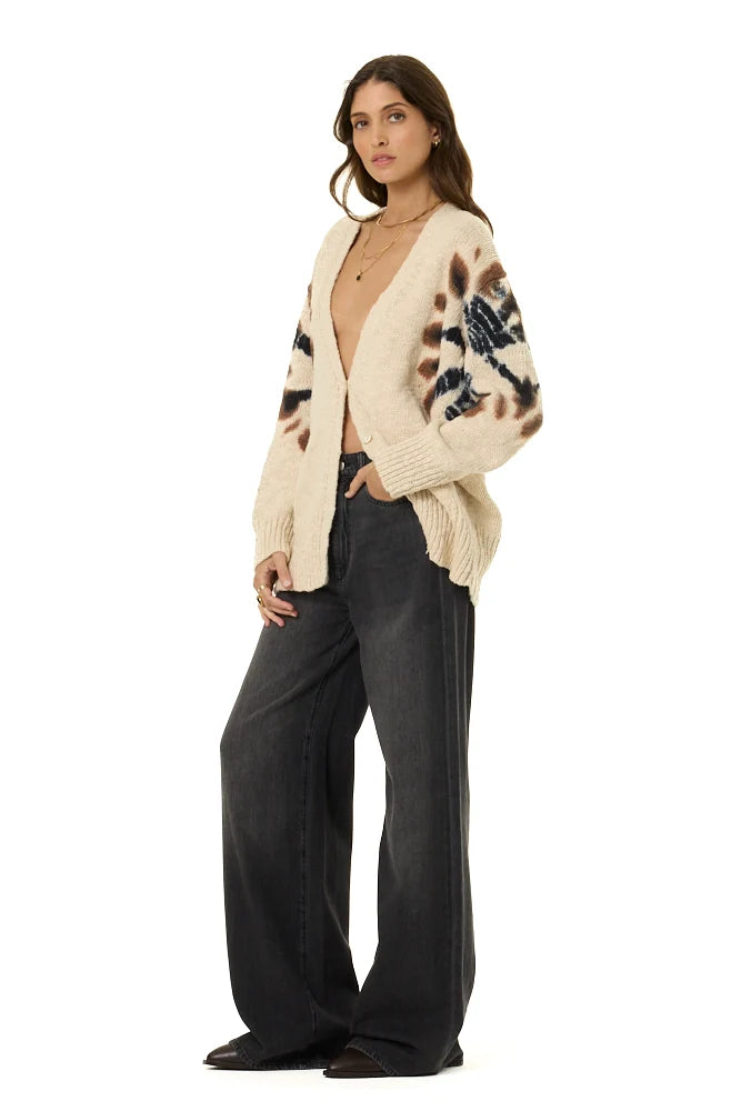 YFB Indie Cardigan - Mud Stellar Wash