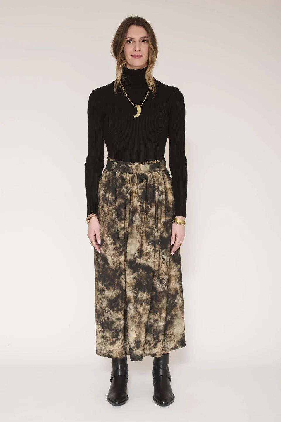 MKT Studio Judia Maxi Skirt - Khaki