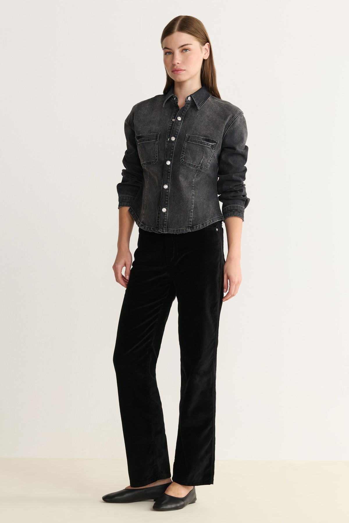 SAT - 90's Straight Jeans - Black Velvet