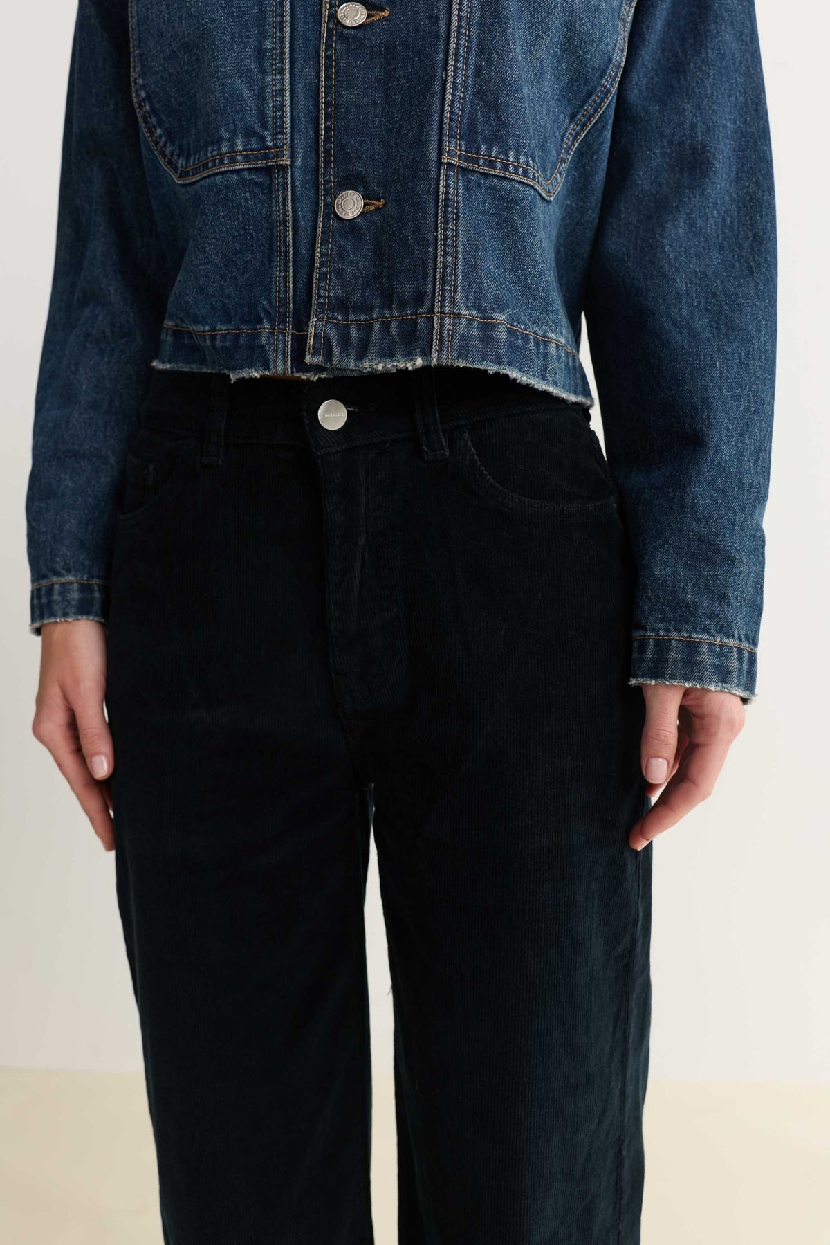 NCE Cord Wide Leg Jeans