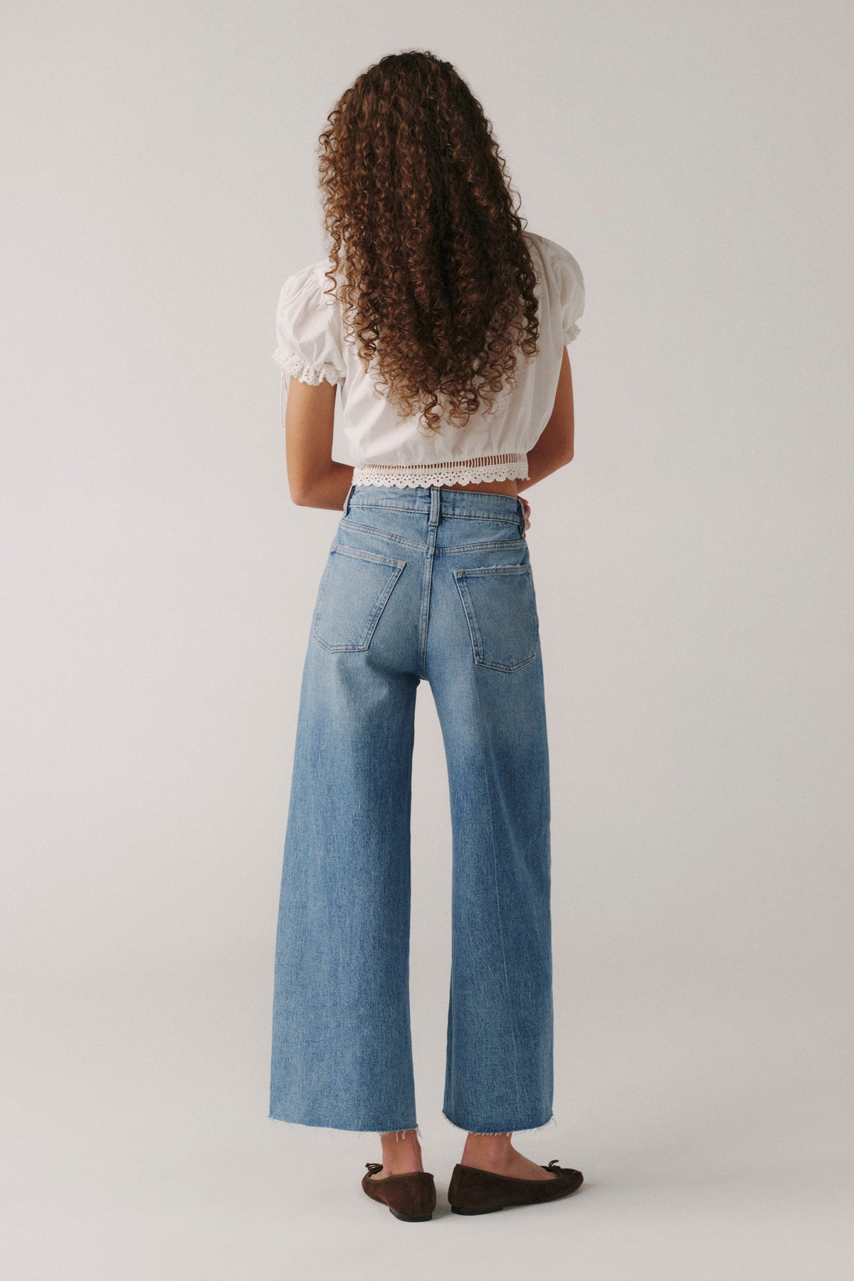 Warp+Weft NCE Wide Leg Crop - Sundown