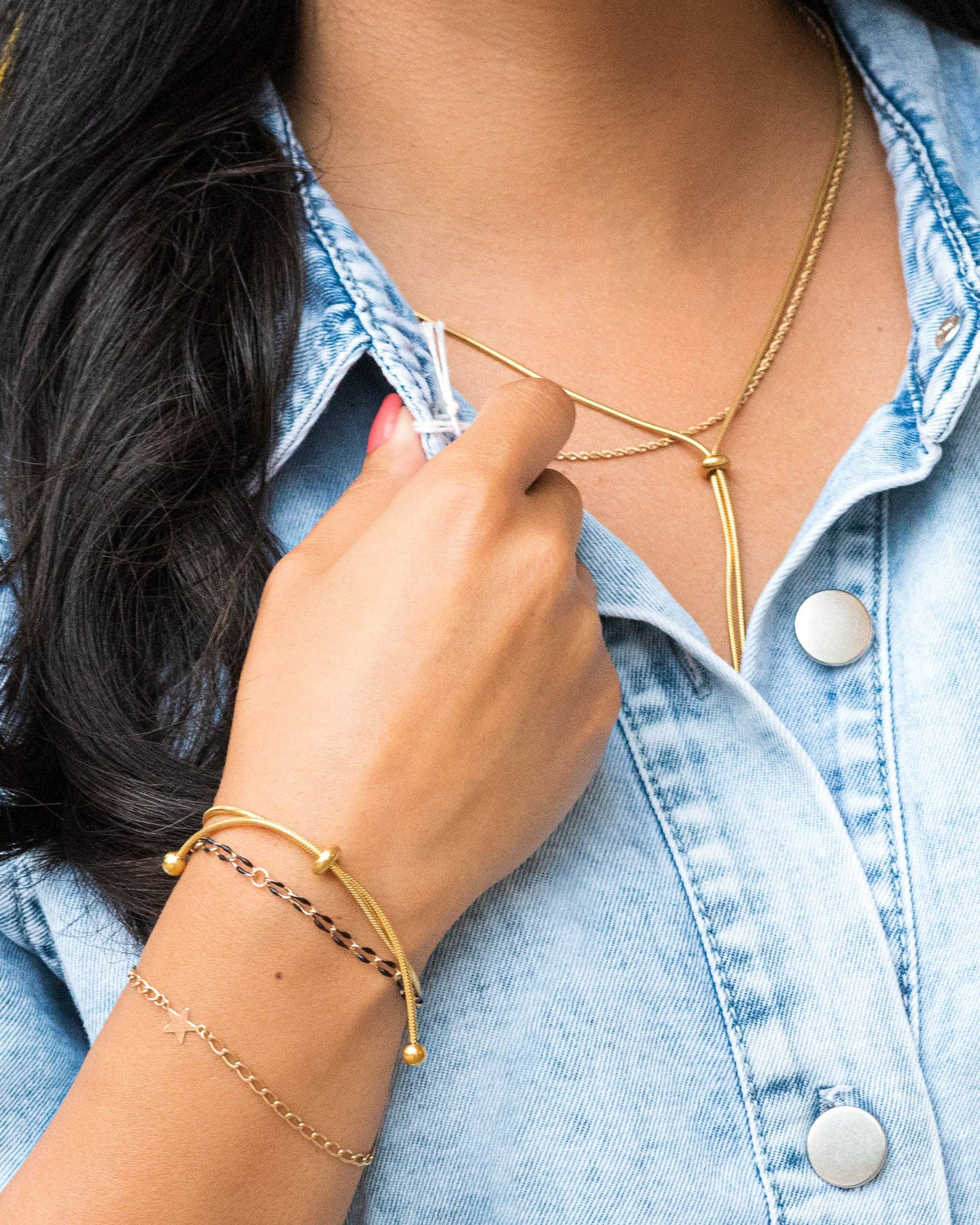 Chain Bolo Necklace
