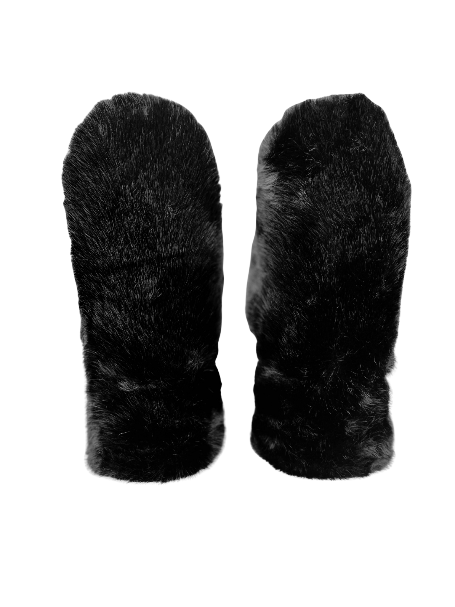 Faux Fur Mittens