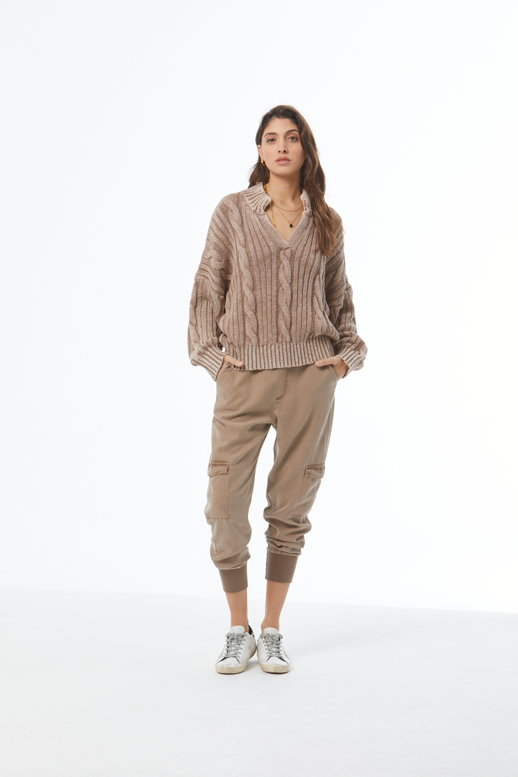 Auckland Sweater - Shitake Mineral Wash