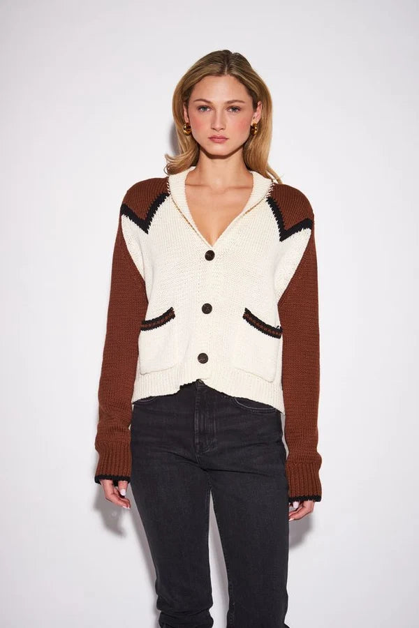 John + Jenn Collins Cardigan - Mahogany Cabin