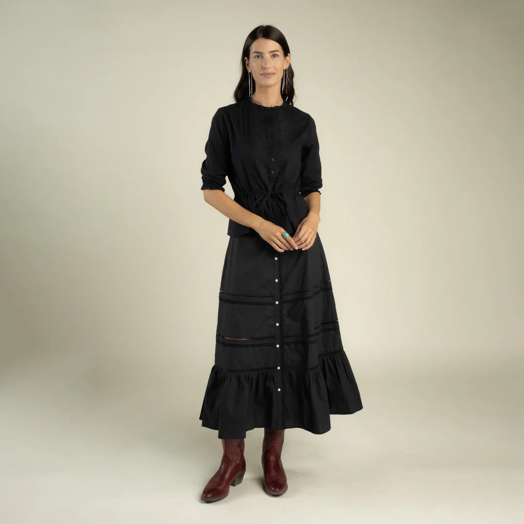 Sendero Prairie Skirt - Black