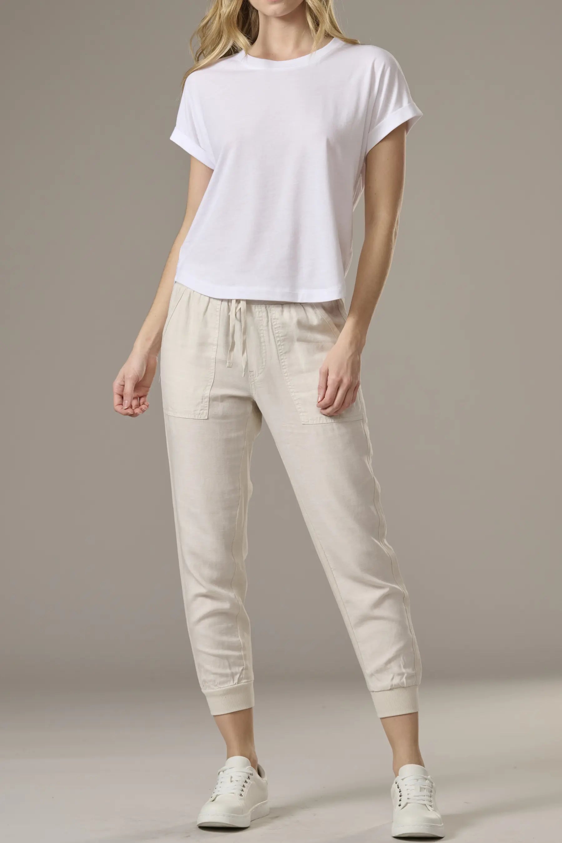 Skye Slub Tee - White