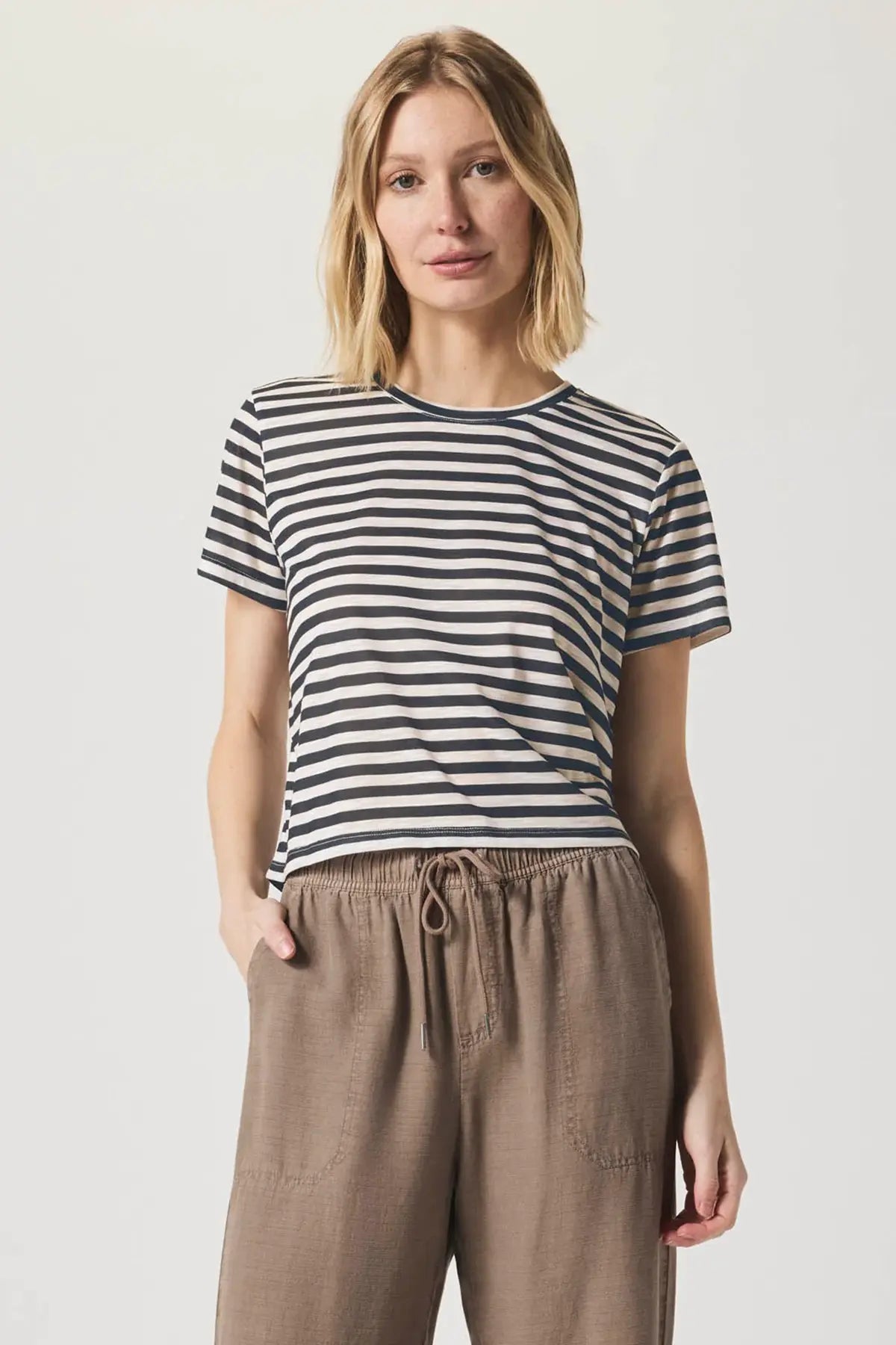 Louisa Stripe Short Sleeve Tee
