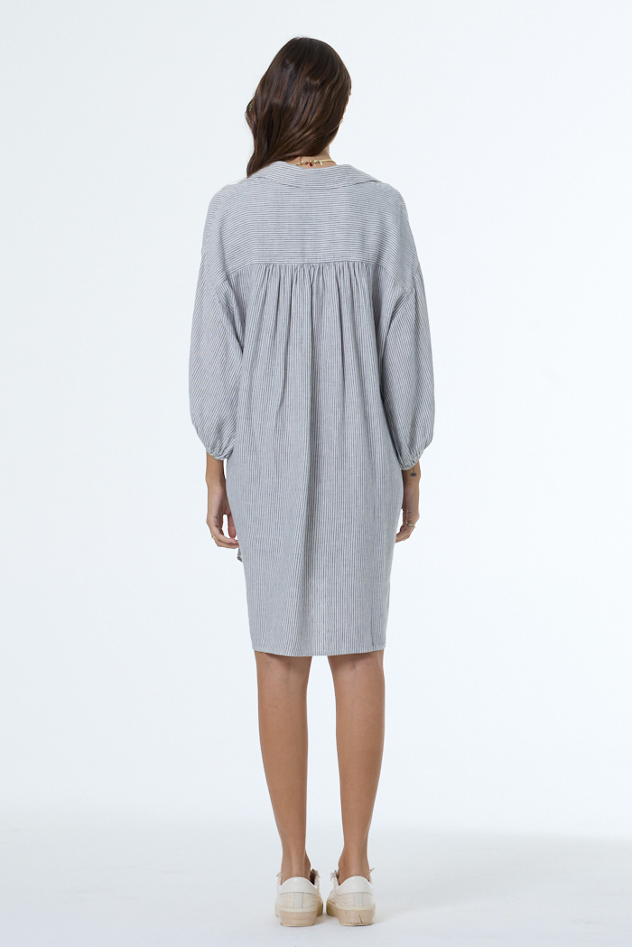 YFB Sand Dollar Rail Road Stripe Shirt Dress