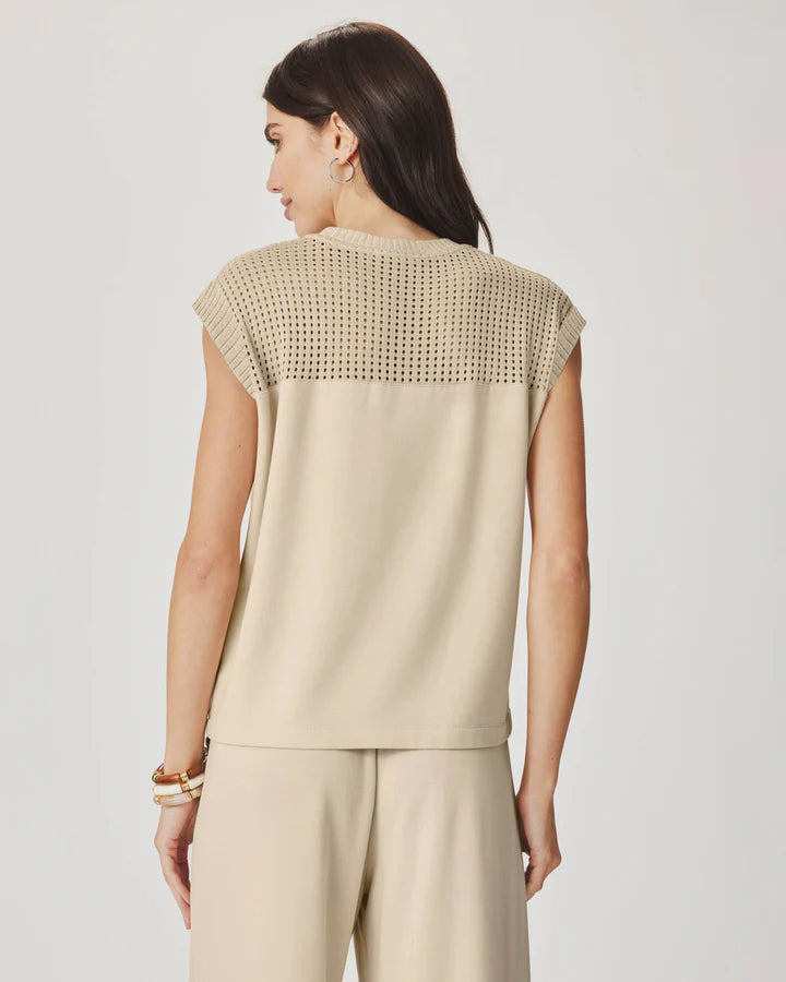 Splendid Jada Sleeveless Top - Light Fawn