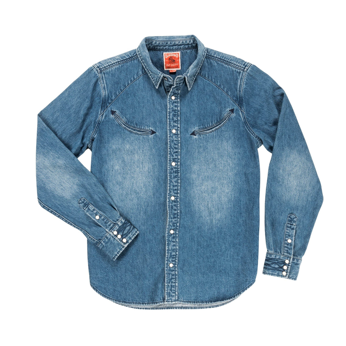 Sendero Hondo Pearl Snap Denim Shirt