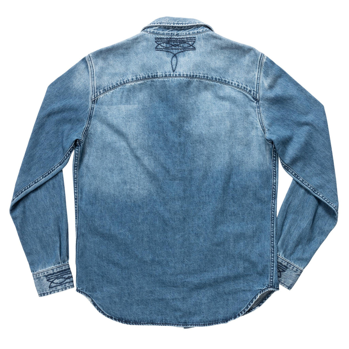 Sendero Hondo Pearl Snap Denim Shirt