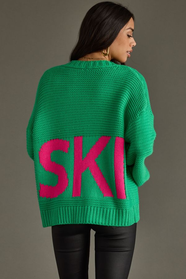 Ski Cardi - Green